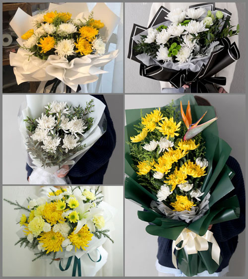四川达州万源市大竹镇白事花束代送